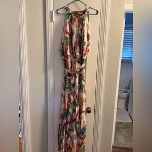 Floral Multicolor Maxi Dress